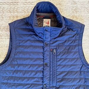 Relwen Windzip Vest Size S Blue Quilted